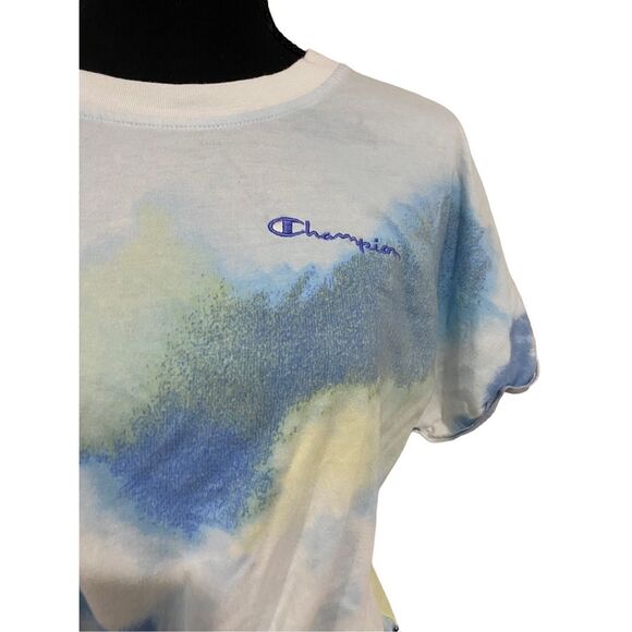 Champion Cropped Tie Dye T Shirt - Picture 2 of 7